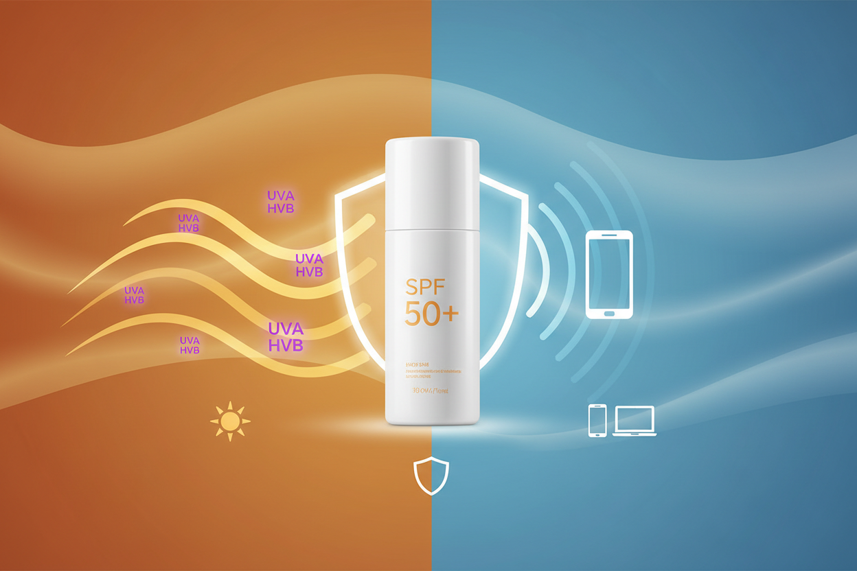 sunscreen how to protect from sun and all blue light